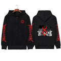 Hoodie Zippé Skull Berserk — Sweatshirt Fleece Graphic Unisexe
