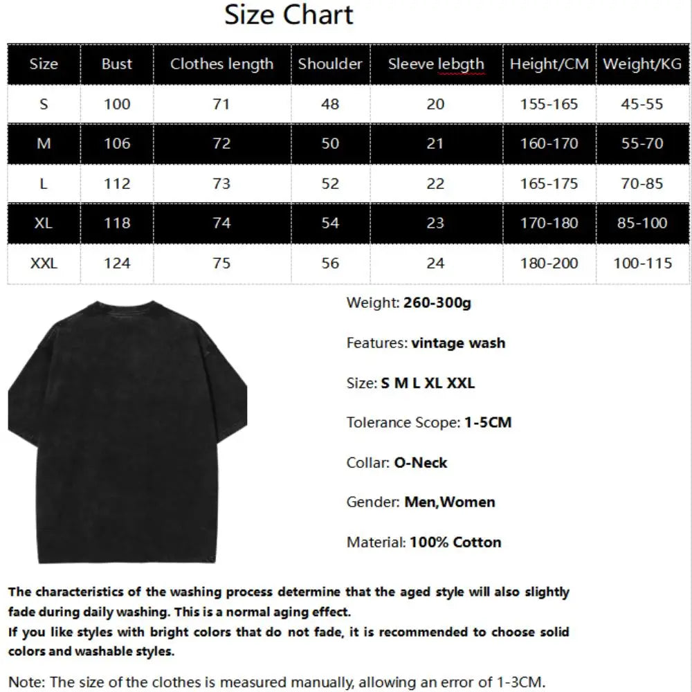 T-shirt Guts Berserk — Manga Tee Casual Vintage Washed