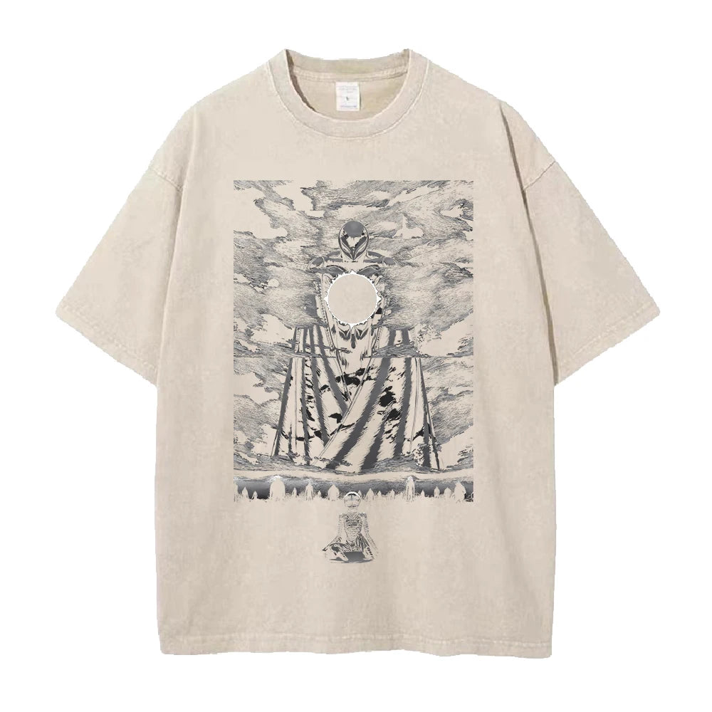 T-shirt Griffith Femto — Berserk Graphic Tee Vintage Washed