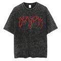 T-shirt Berserk — Logo Death Metal Washed Coton Oversize